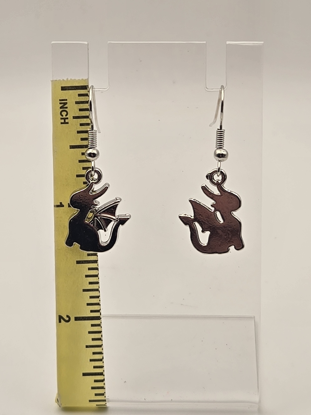 Dragon Charm Dangle Earrings